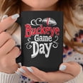 thumbnail image 2 of Buckeye Game Day Ohio Home State Swirl Coffee Mugs, 2 of 4