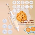 thumbnail image 2 of 1 Ensemble Presse à Biscuits de Remplacement de Qualité Alimentaire à Formes Multiples, Fabricant de Biscuits Bricolage avec Disques Décoratifs et Embouts, Gadget de Cuisine, 2 of 8