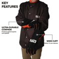 thumbnail image 2 of Guantes de soldadura Klein Tools MIG de cuero resistente a las llamas, 2 of 6
