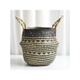 thumbnail image 3 of Foldable Handmade Folding Wicker Grass Weaving Storage Basket, 3 of 3