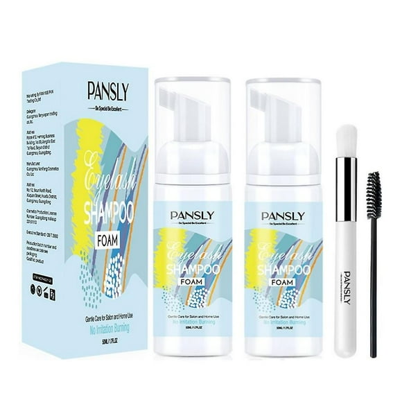 1-3pcs Lash Shampoo For Eyelash Extension Lash Cleaner Eyelash Shampoo With Soft Brush