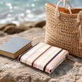 thumbnail image 7 of HOZVOMI Striped Beach Towel Fast Dry Microfiber Polyester Travel Towel Sand Repellent Versatile Use for Beach Swimming Camping, 7 of 7