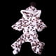 thumbnail image 3 of White with Chocolate Leopard Hooded Jumpsuit for Pet Dog -XXL Zulema none, 3 of 8
