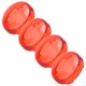 thumbnail image 4 of Uds 6cm/2,36 pulgadas luz de señal de giro para motocicleta cubierta de lente ABS accesorios universales para motocicleta rojo, 4 of 5