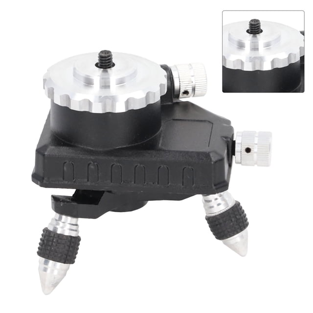 Leveling Adapter, Level Adjustment Base 20KG Heavy Load Standard Thread 360 Rotatable Adjustable Height for Industrial Projects
