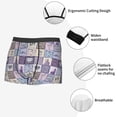 thumbnail image 5 of Kdxio Men's Boxer Briefs with Lavender Flowers Print - Comfortable and Breathable Underwear for Everyday Wear, 5 of 7