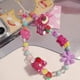 thumbnail image 1 of Cadena para teléfono móvil con flor azul, colgante corto con nicho, cadena colgante, cuerda para teléfono móvil, pulsera con cara sonriente femenina, amor, 1 of 6