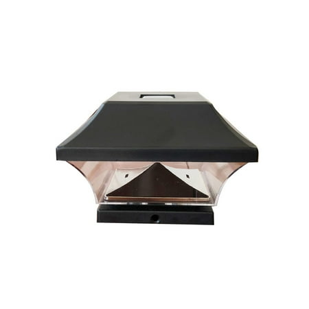 

Living Accents 82382 Post Cap Light Black