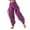 Purple, variant on Girls Belly Dance Pants Tribal Baggy Arabic Pants Ruffled Wide Leg Barrel Pants Low Rise Chiffon Performance Trousers Purple M