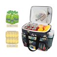 thumbnail image 2 of FORMRS Insulated Cooler Bag 24 Cans Capacity Soft Leakproof Lunch Box with Side Pockets, Evening Mountain Road, 2 of 7