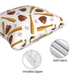 thumbnail image 4 of Throw Pillow Covers, baseball sport Soft Square Pillow Cases with Invisible Zipper for Couch Bed Sofa, Farmhouse Fall Home Decor 20"x20", 4 of 7