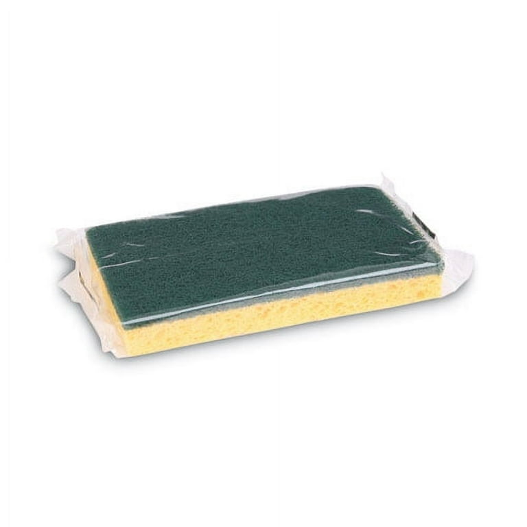 Scrubbing Sponge, Medium Duty, 3.6 x 6.1, 0.75