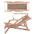 thumbnail image 3 of OUNONA Beach Chair Decorations Interior Decor Wooden 2PCS, 3 of 6
