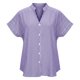 thumbnail image 4 of Camisa de Manga Corta con Cuello en V para las Mujeres, Blusa de Verano Elegante Y de Moda en Poliéster Suave Ligero, 4 of 6