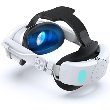 Elite Strap with Battery for Meta Quest 3, 5300mAh Battery Pack Head Strap, Adjustable VR Accessories to Reduce Pressure & Extend Playtime-for Meta Quest 3