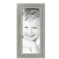 thumbnail image 2 of ArtToFrames 6" x 14" Classic Antique Silver Picture Frame, 6x14 inch Silver Wood Poster Frame (WOM-4926), 4 Pack, 2 of 6