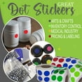 thumbnail image 3 of Small Round Labels Pink Color Coding 1/2 inch (0.5) - 5 Rolls - 5400 Pack - Circle Labels Stickers 13mm by Royal Green, 3 of 6