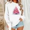 thumbnail image 2 of Jsaierl Christmas Fleece Sweatshirts for Women Plus Size Xmas Graphic Sweatshirt Oversized Pullover Sweater Tops Crewneck Tunic Long Sleeve Shirts Christmas Costume, 2 of 7