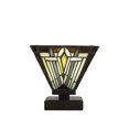 thumbnail image 1 of Luna Luna Lampe de Table d'Appoint Finition Granit Foncé avec Verre Tahoe Carré de 7 Pouces, 1 of 1
