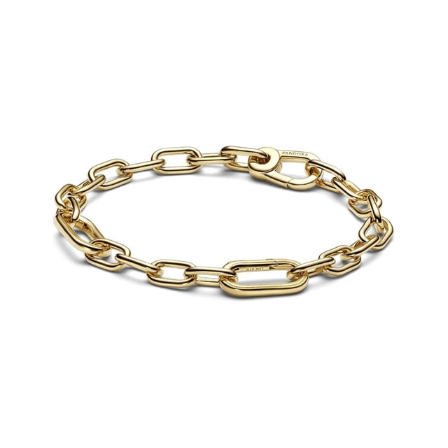 Pulsera Cadena De Eslabones Pandora Me Original Exclusivo 569662C00 | Talle 17 | Línea Pandora Me Auténtica | Joyería De Lujo Para Mujer | Ideal Para Regalo Elegante | Compatible Con Charms Pandora