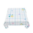 thumbnail image 4 of YFYANG Square Polyester Table Cloth, 54" x 54" Reusable Table Cover Kitchen Dining Room Cute Flower Plaid Decorative Tablecloths for Tables of 2-4 People, 4 of 8