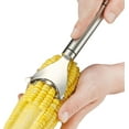 thumbnail image 2 of Bxaolu Corn Peeler Stainless Steel Corn Cob Stripper Tool Corn Thresher from The Cob, Removes Corn Kernels From Corn Cobs In Seconds, Kitchen Gadgets, 2Pack, 2 of 9