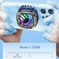 thumbnail image 6 of X76 phone cooler Peltier cooling fan free back clip Three speed adjustment (A), 6 of 7
