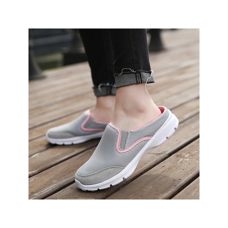 Slip on backless trainers womens best sale