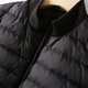 thumbnail image 4 of Chaqueta corta ligera de plumón de pato blanco con costuras de tela saludable para mujer, diseño moderno con cordón en la cintura, 4 of 4