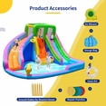 thumbnail image 5 of Inflatable Water Slides, Linor 8 in 1 Inflatables Water Parks for Kids, 2 Large Water Slide with Air Blower, Splash and Deep Pool, Climbing Wall, Bounce House, Basketball Hoop (Dual Slide), 5 of 7