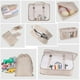 thumbnail image 2 of 8 Piezas Surtido de Bolsas de Almacenamiento de Viaje Bolsas de Almacenamiento de Equipaje de Capacidad para Empacar Ropa Cuadrada Ropa Interior CosméTicos Viajes,F, 2 of 5