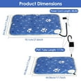 thumbnail image 2 of Pet Heating Pad for with Timer - Cat Dog Heat Mat for Indoor Outdoor Use - Heated Bed with Adjustable Heat Safe Chewing- Design, 2 of 5
