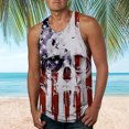 thumbnail image 2 of JINMGG Mens Shirts Clearance,Men's Summer Independence Day 3D Digital Print Sleeveless Tank Top Casual T-Shirt, 2 of 5