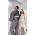 thumbnail image 3 of Hoodies Tracksuit Set Sweatshirt Sweatpants Womens 2 Piece, 3 of 5