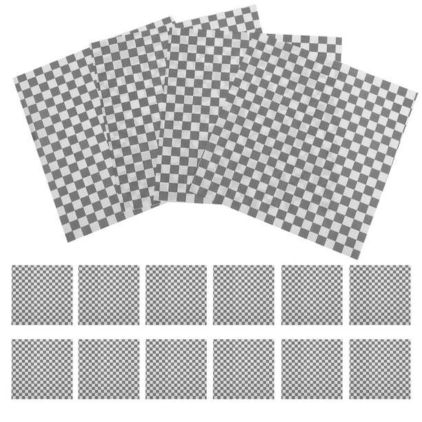 50 hojas de papel para envolver alimentos, papel antigrasa para delicatessen, envoltorios para sándwiches, pasteles y revestimientos