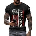 thumbnail image 5 of Dwelliawo Usa Olympic Apparel 250 Years American Shirt 250 Anniversary Usa T Shirt Pullover 250th Patriotic 1776-2026 Plus Size T Shirts Black S, 5 of 5
