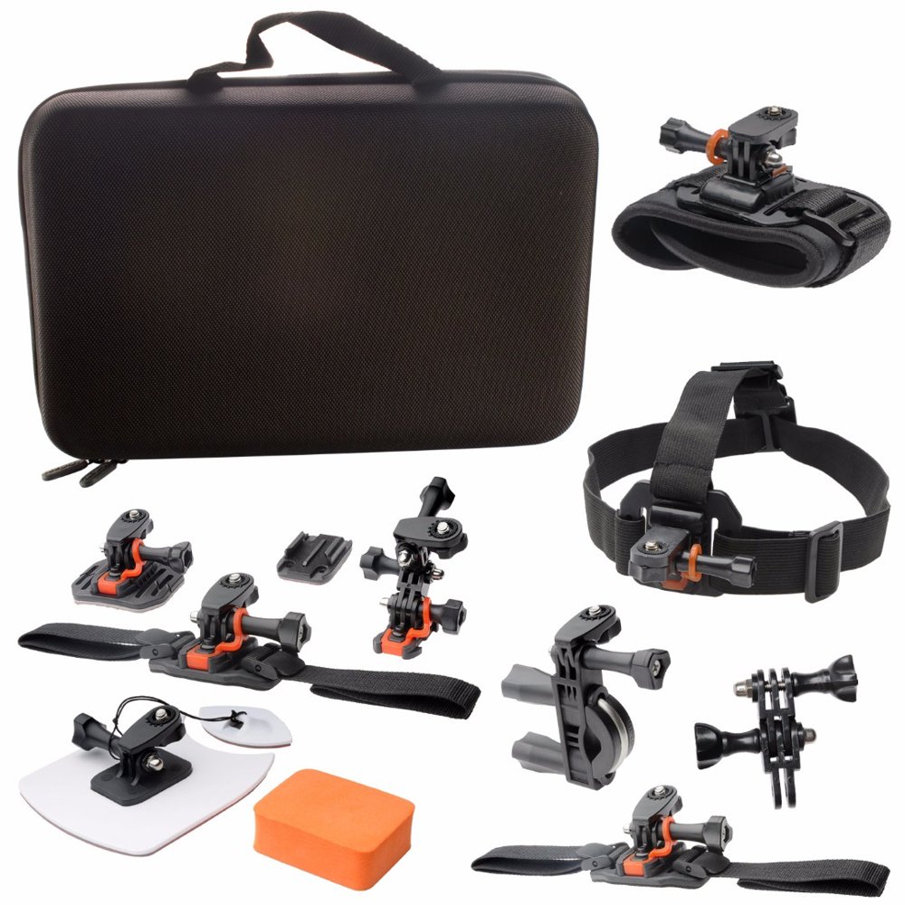Vivitar Large Hard Shell Action Camera Case for GoPro + GoPro Accessory