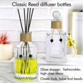 thumbnail image 3 of Reed Diffuser Bottle Glass Diffuser Bottles 8oz/250ml Set of 4 Empty Essential Oil Glass Diffuser Bottles with Stoppers and Reed Sticks Clear Decorative Bottle Set Bulk Reusable Perfume Jar, 3 of 7