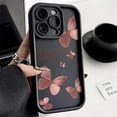 thumbnail image 3 of Liquid Silicone Case For iPhone 11 Case iPhone 15 12 13 14 16 Pro Max 7 8 Plus XS X XR SE 2020 2022 Butterfly Shockproof Cover 06DF21 For iPhone 16 Plus, 3 of 6