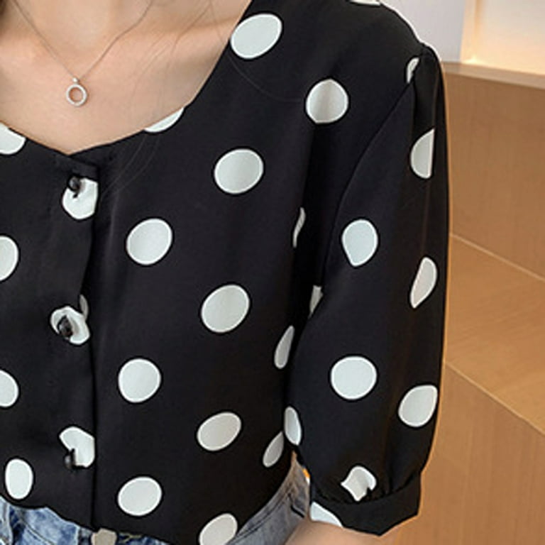 Fsqjgq Womens White Blouse Light Blue Tops for Women Fashion Women
