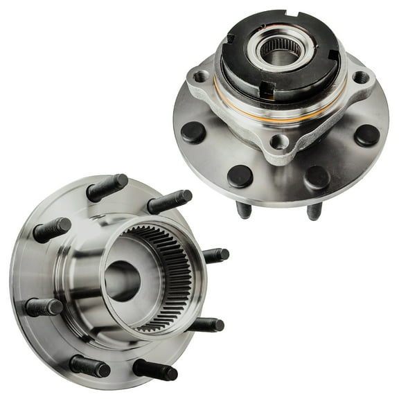 Detroit Axle - Front Wheel Bearing Hubs for 1999 Ford F-250 F-350 Super Duty, 2 Wheel Bearing and Hubs Assembly Set Replacement