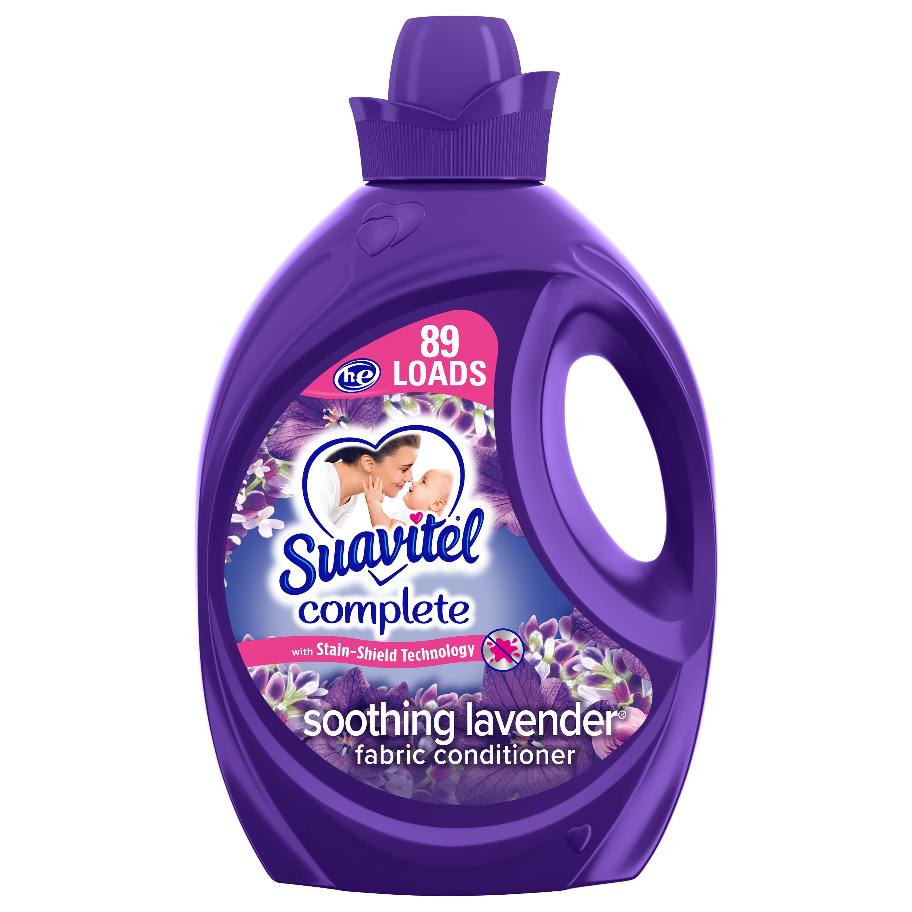 Suavitel Complete Liquid Fabric Conditioner, Soothing Lavender, 105 oz