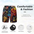 thumbnail image 3 of Fuzoiu World Map Of Digital Circuits Print Men's Swim Shorts,Quick-Dry Double-Layer Swim Trunks,Board Trunks,Beach Shorts Swimwear Bathing Suits-XX-Large, 3 of 6