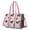 Scottish Terrier, variant on Teacher Tote Bag,Scottish Terrier Teacher Utility Tote Bag,Large Work Tote Bags for Women with Multiple Pockets,Top Zipper Closure,13.8x10.6x6.7 Inch