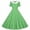 Green#01, variant on Jinhomg Girls 1950s Vintage Short Sleeve Dress Peter Pan Collar Plaid A Line Dress Retro Buttons Trim Swing Midi Dress Cocktail Party Evening Prom Gown 5-14 Years Red
