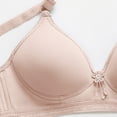 thumbnail image 4 of Womens Bras No Underwire Full-Coverage Bra Feature V-Neck Push-up Bra Style W-6 Beige XL, 4 of 8