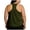 Army Green Tops, variant on Women Casual Blouses Simple Solid Color Plus Size Tank Tops Racerback Sleeveless Workout Crewneck T Shirts Summer Spaghetti Strap Camisole Fashionable Dailywear