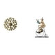 thumbnail image 1 of Escultura para colgar en la pared,Decoración de pared de metal para sala de estar,dormitorio y exterior.,Figuras de payaso,Escultura de payaso como adorno de mesa,Colección de estatuillas de, 1 of 8