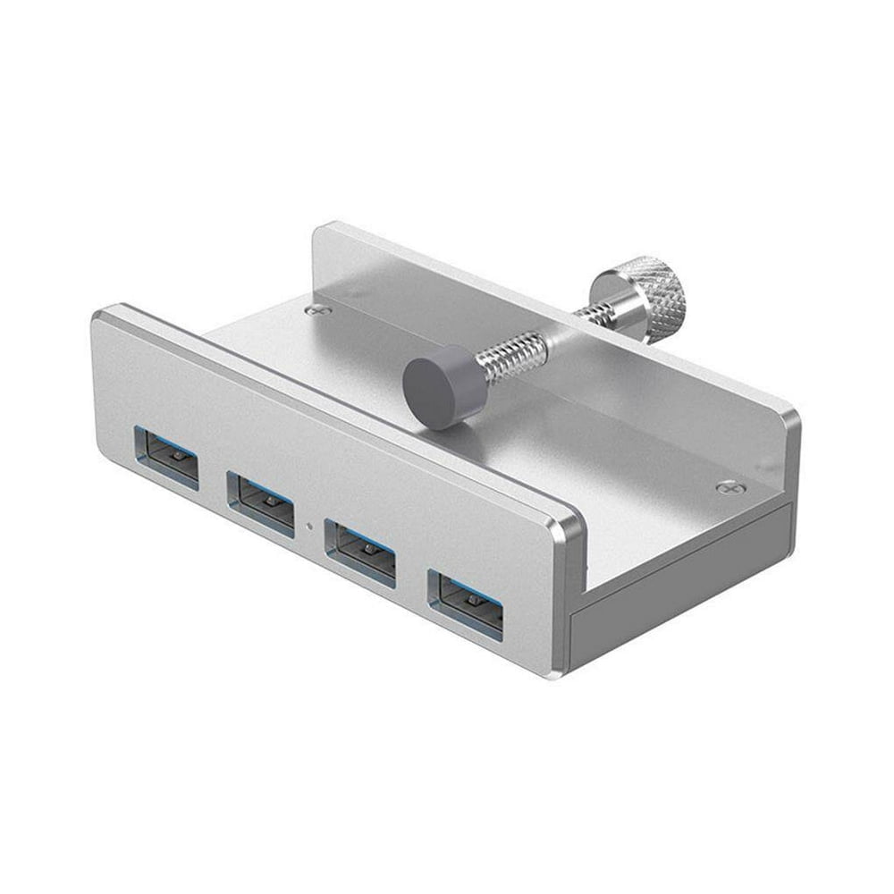 MesaSe Adapter Hub Multi USB Splitter USB Hub Aluminum 4 Ports USB 3.0 Aluminum Alloy Hub
