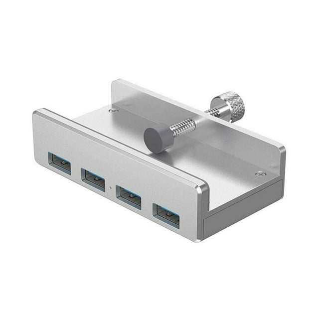 Adaptateur Multi USB Splitter USB Hub Aluminium 4 Ports USB 3.0 en Alliage d'Aluminium Moyeu